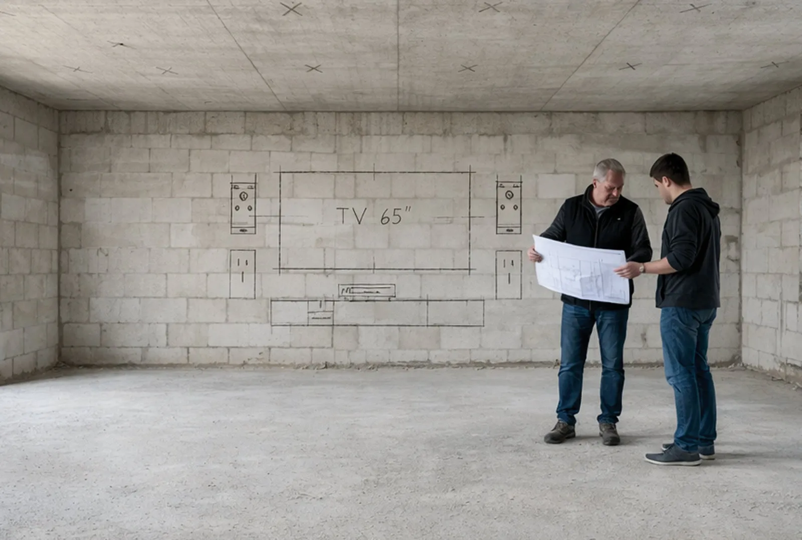 Heimkino-Planung im Rohbau mit SoundBrothers